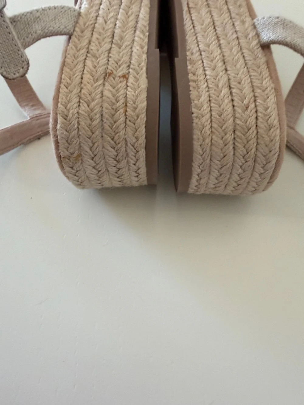 Old Navy Light Beige Linen Espadrille Slingback Sandals - Light Beige - Picture 5 of 11